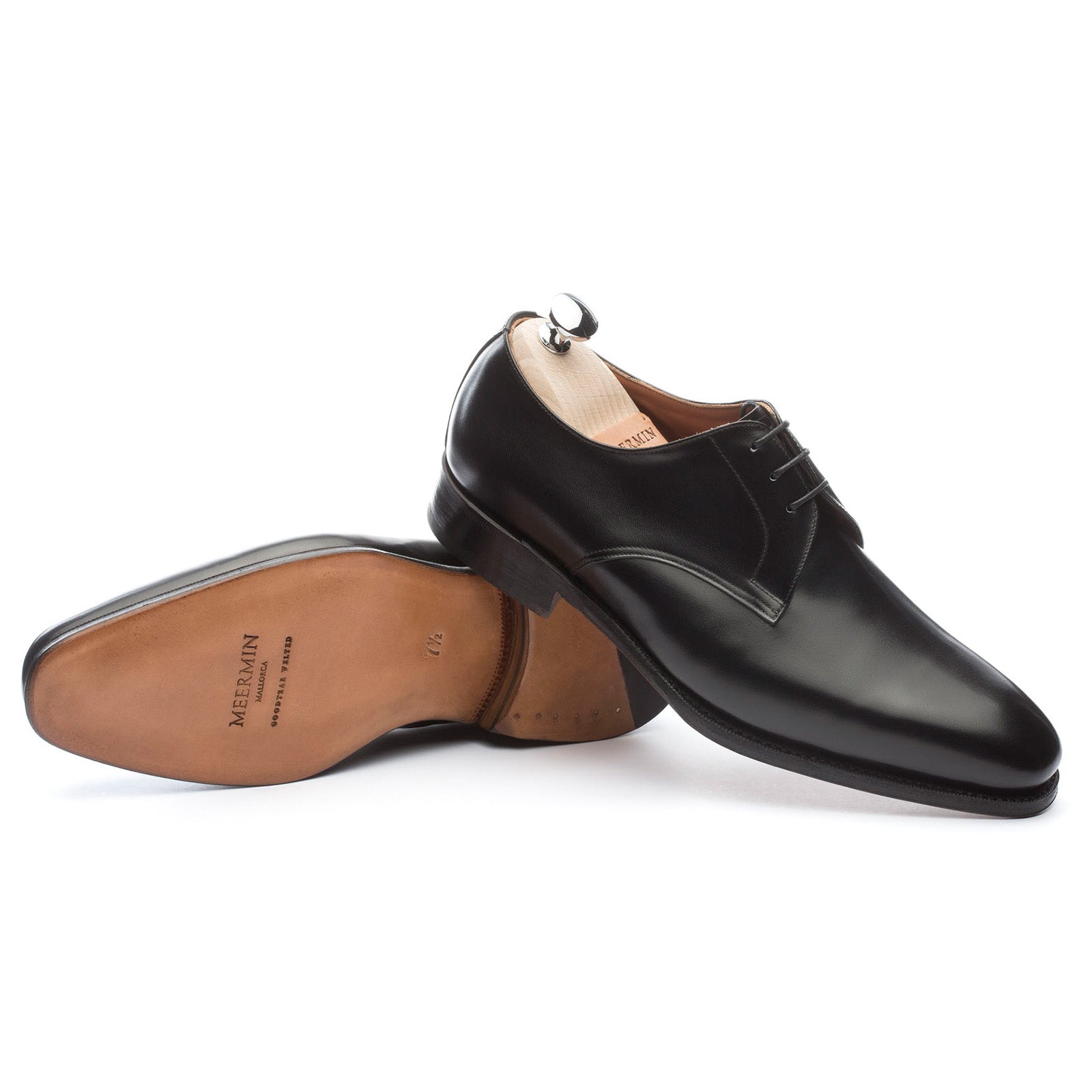 101465 BLACK CALF E – Meermin Shoes - Main Image