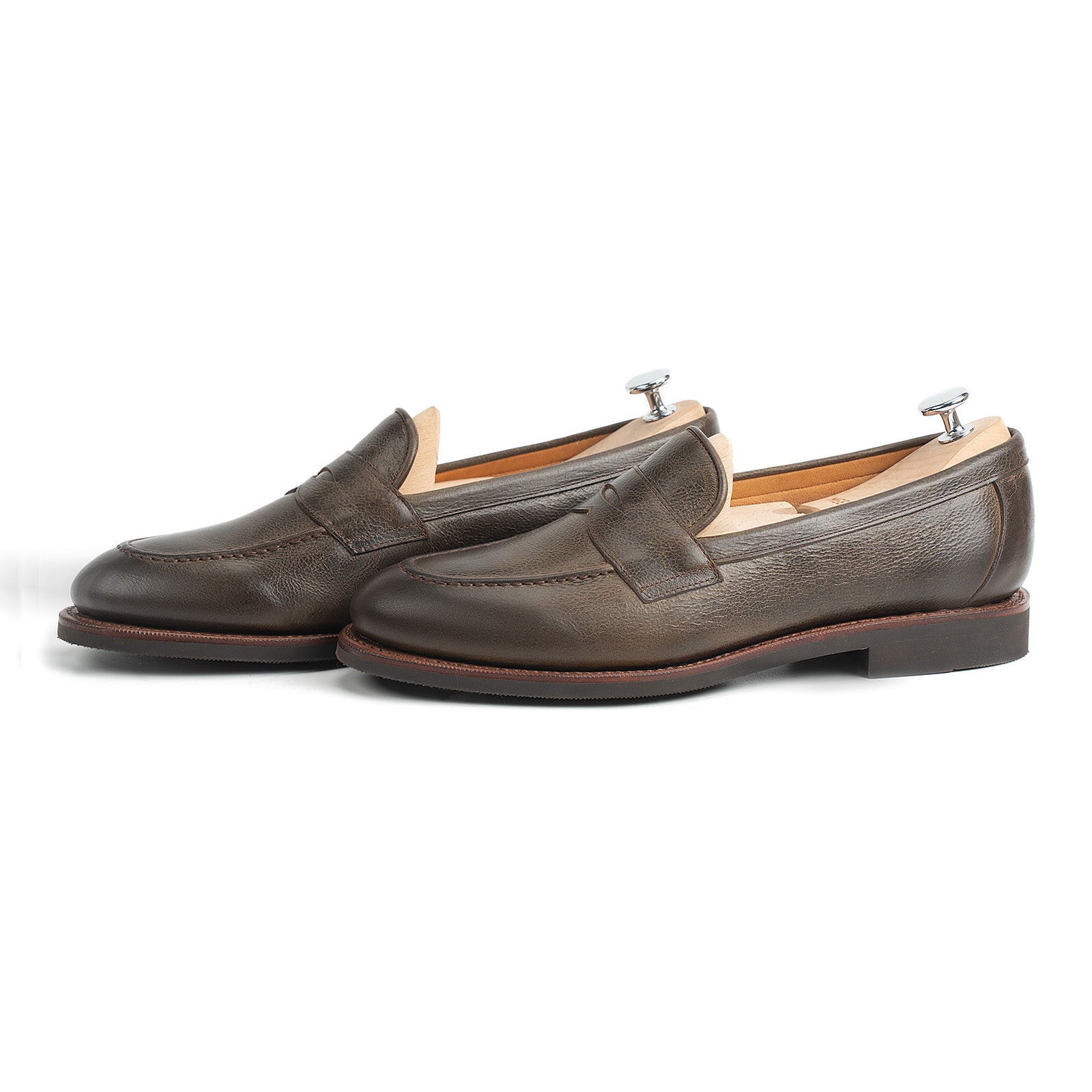 箔 - マーブルウッド（No.511） 514045 - CAPER GREEN NAKED KUDU - E – Meermin Shoes - International