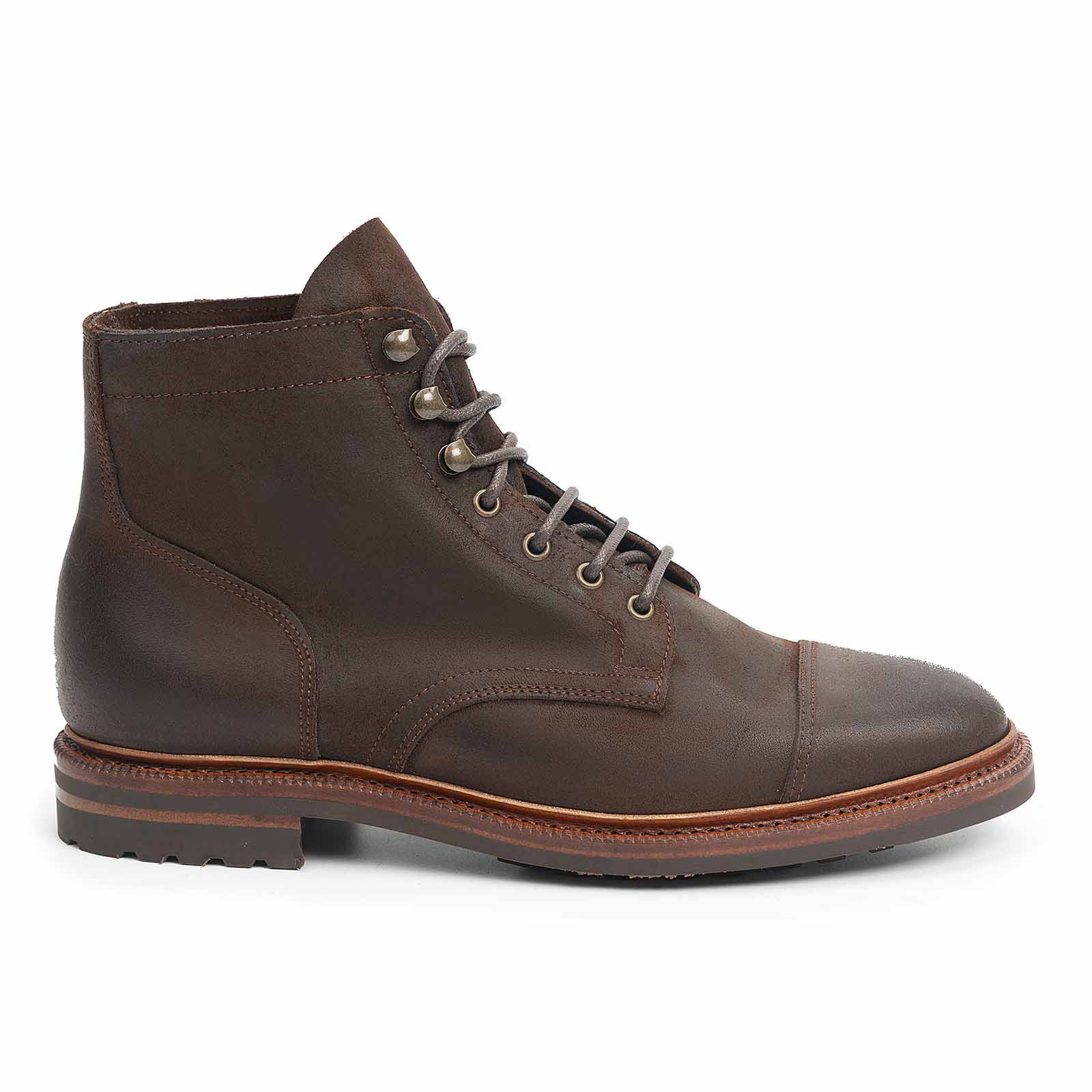 514386 - RUST WAXY COMMANDER - E – Meermin Shoes - International