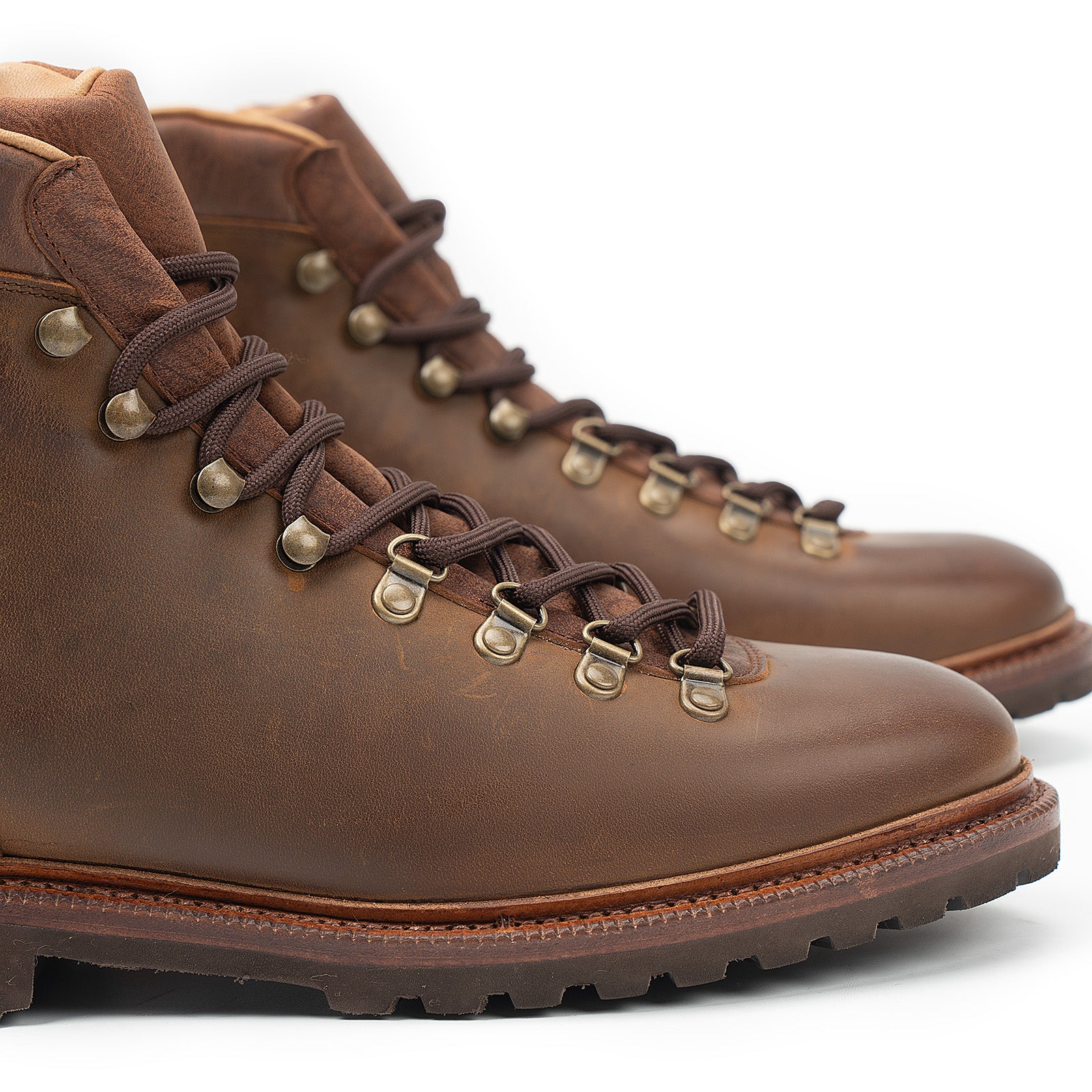 516690 - TOBACCO WAXY CALF - E – Meermin Shoes - International