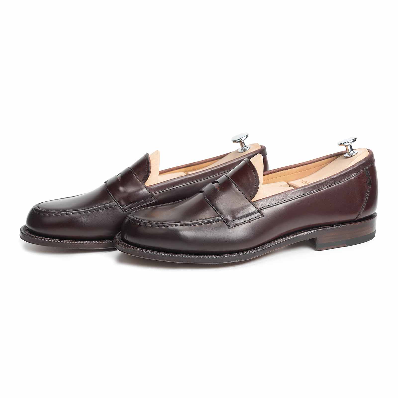 Meermin メルミン タッセルローファー UK8 ブラウン メルミン Meermin タッセルローファー ブラウン UK8 中古美品