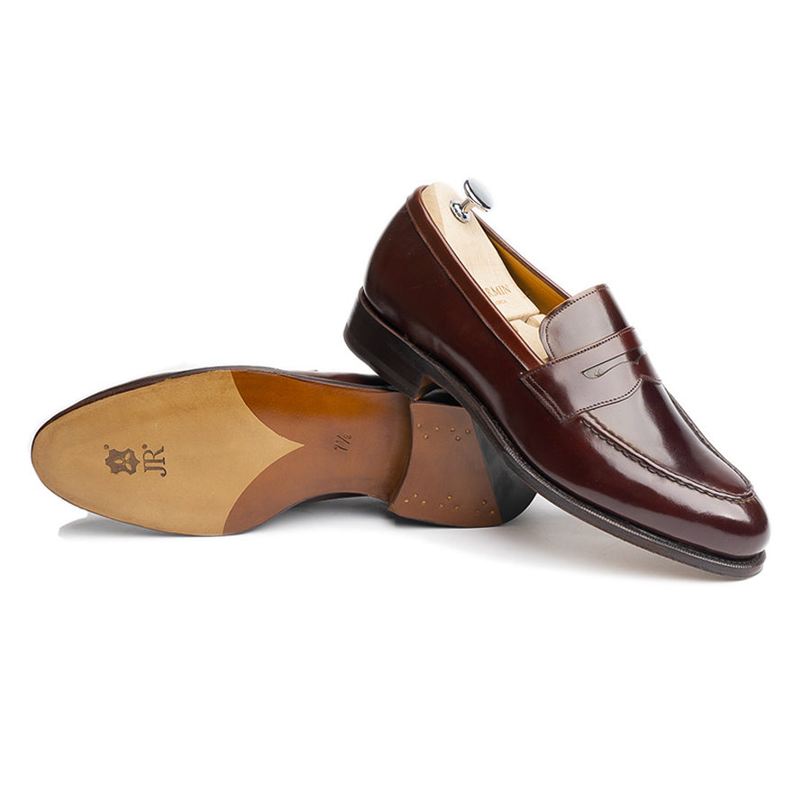 114284 - BURGUNDY SHELL CORDOVAN - E