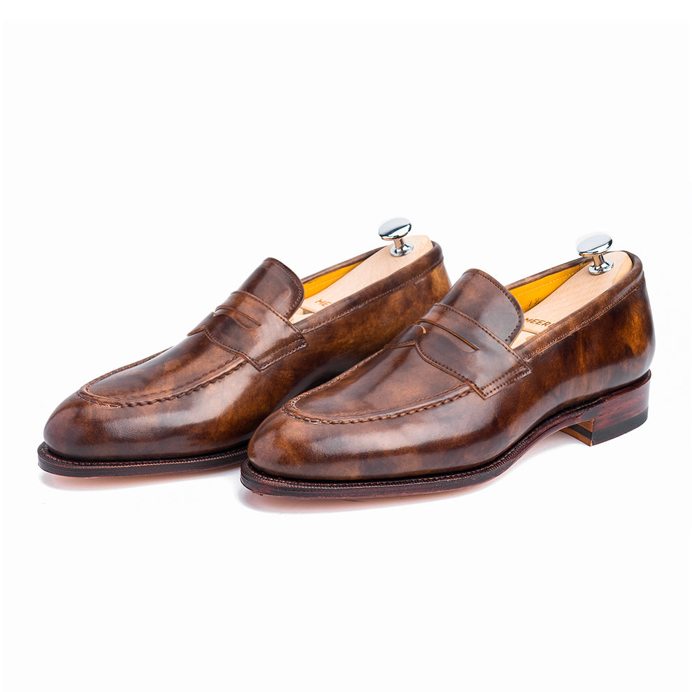 101484 - BROWN MUSEUM SHELL CORDOVAN - E – Meermin Shoes