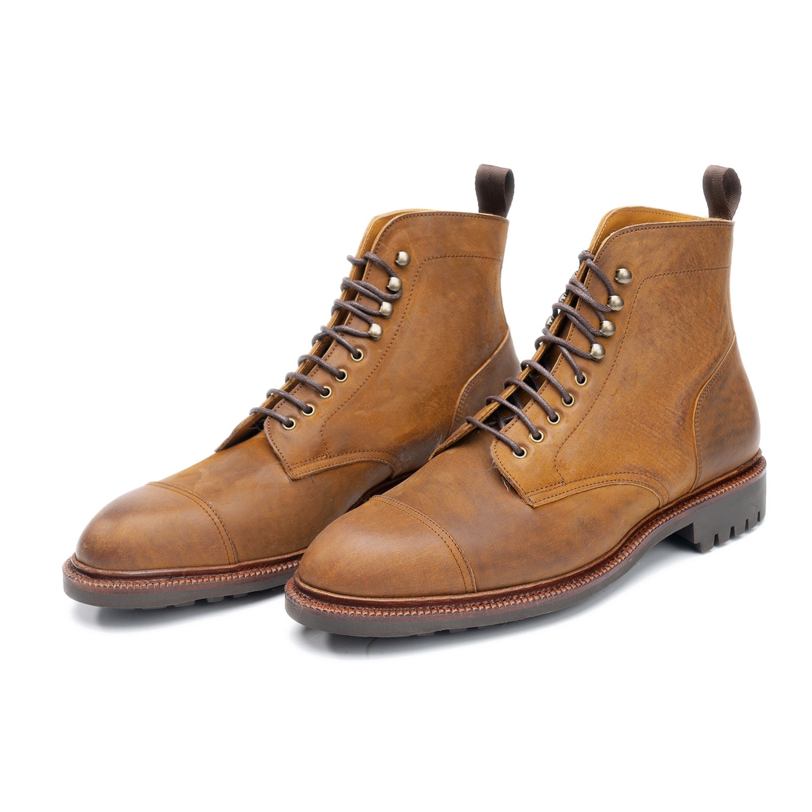 116210 - TOBACCO WAXY SHELL CORDOVAN - E (ULTRAFLEX SYSTEM) – Meermin Shoes