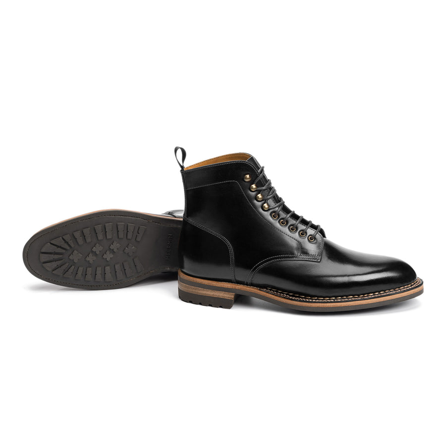 138202 - BLACK HERITAGE SHELL CORDOVAN - E