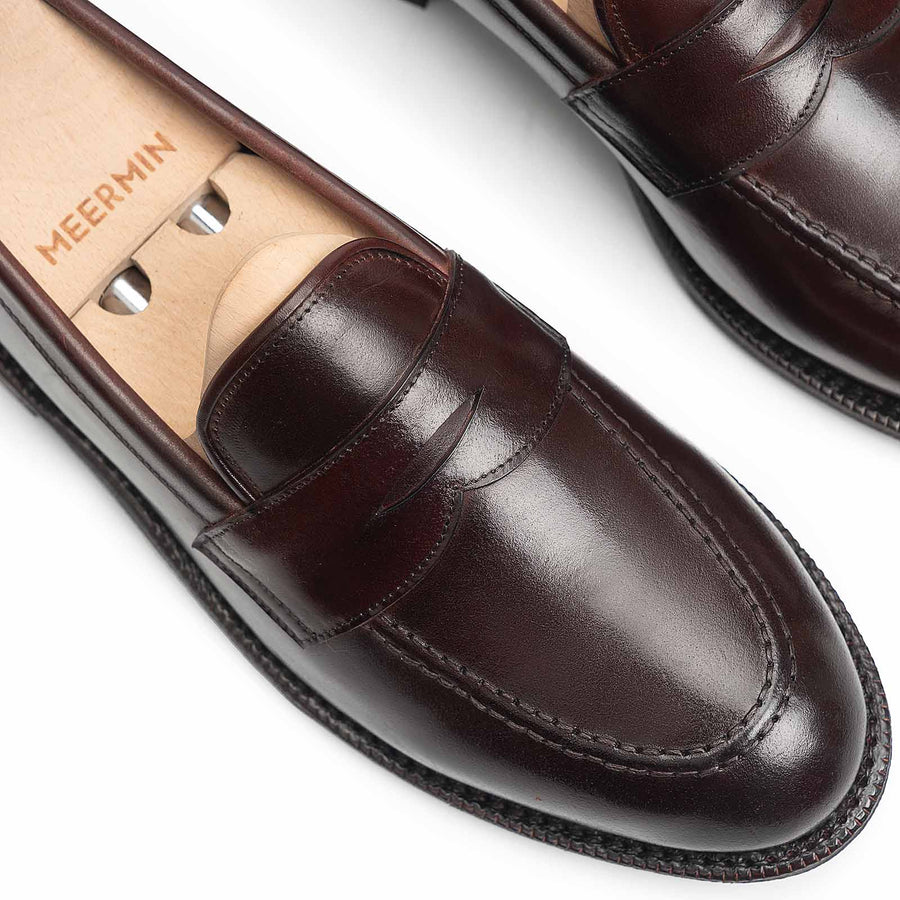 501045 - BURGUNDY HERITAGE SHELL CORDOVAN - E